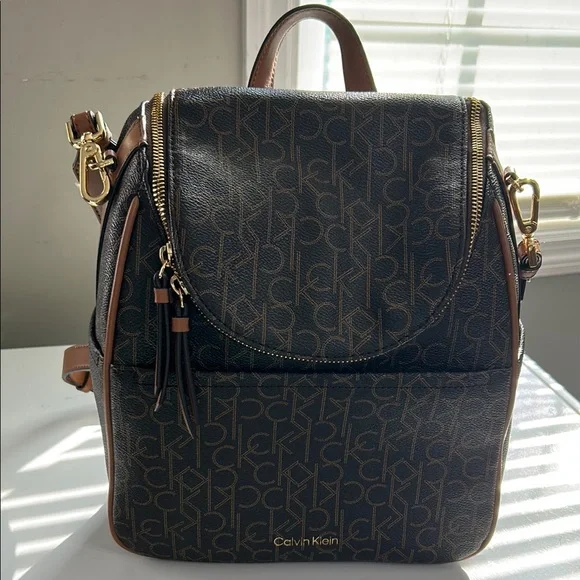 Calvin Klein | Bags | Calvin Klein Monogram Black And Brown  display picture 1